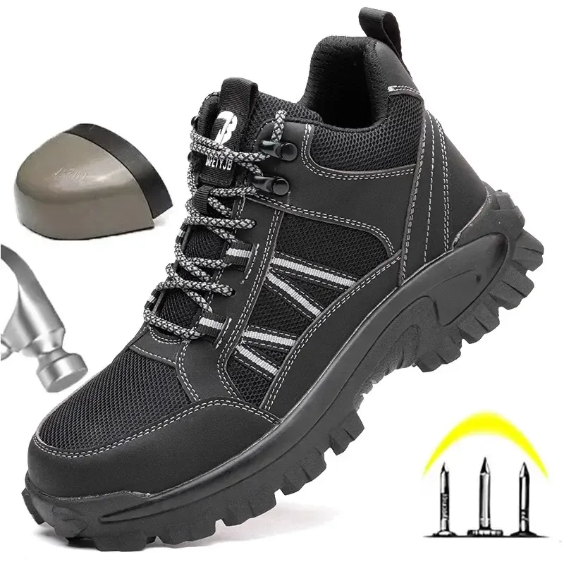 Men's work lightweight protective shoes