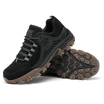 Men's Non-slip Thick Bottom Leather Sneakers