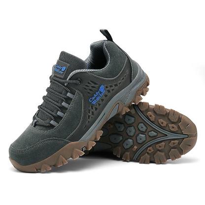 Men's Non-slip Thick Bottom Leather Sneakers