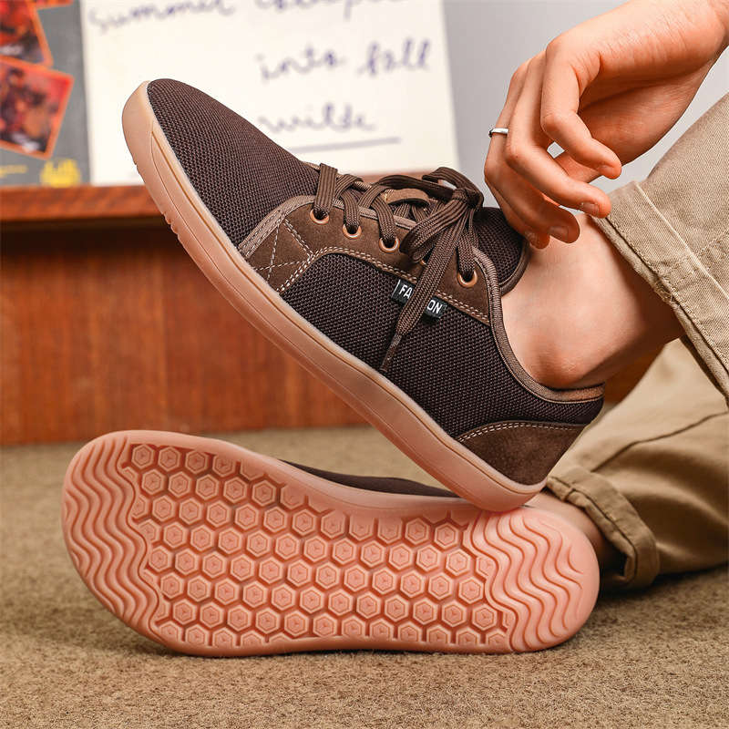 Men's Wide Toe Lightweight Casual Outdoor Sneakers