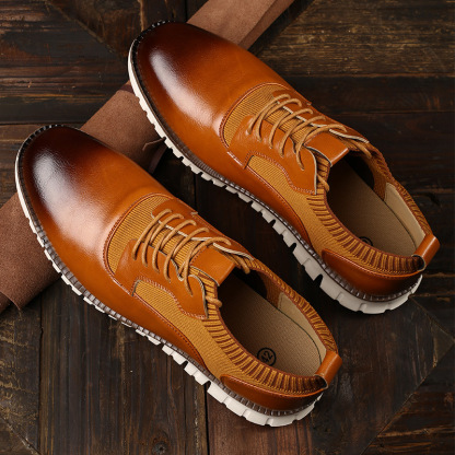 Men's Breathable Leather Loafers 