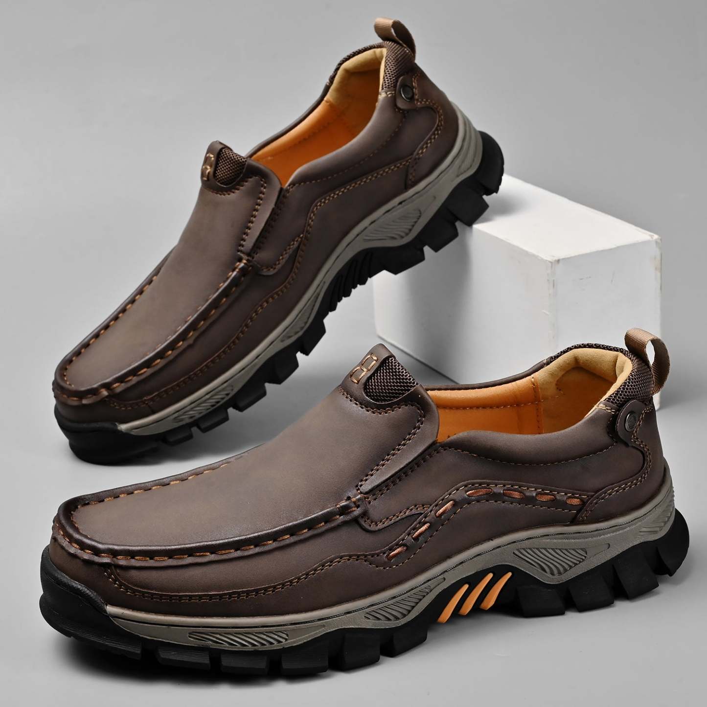 Men's Wearable Outdoor Casual Leather Shoes