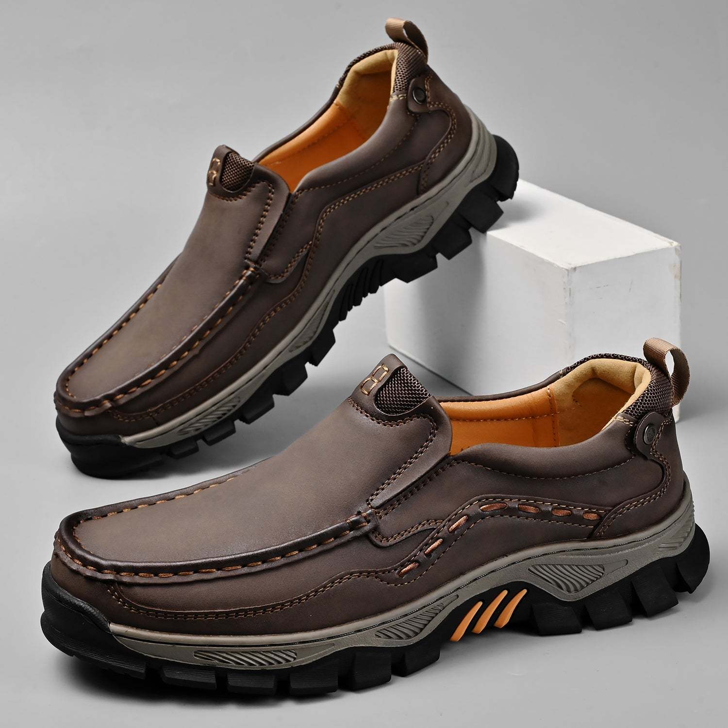 Men's Wearable Outdoor Casual Leather Shoes