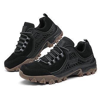 Men's Non-slip Thick Bottom Leather Sneakers