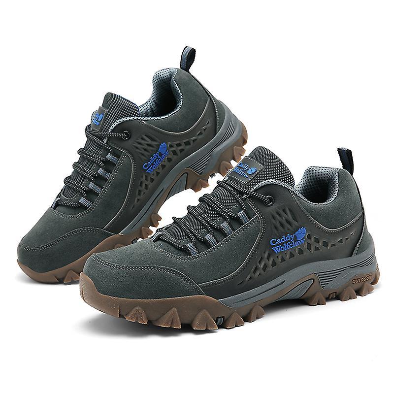 Men's Non-slip Thick Bottom Leather Sneakers