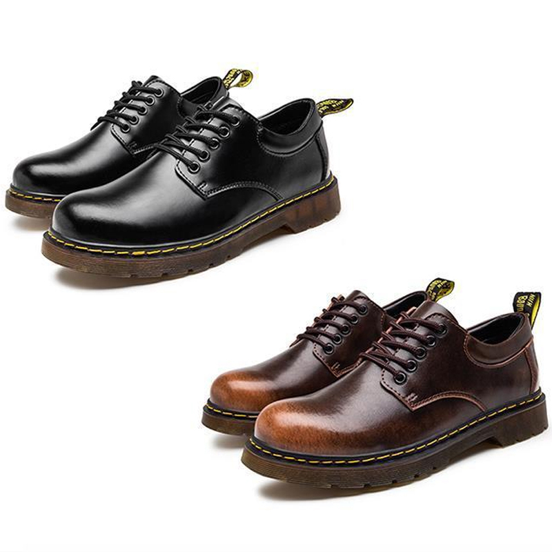 Mitchell Shoes Men’s Low-Top Slip-Resistant Leather Work Shoes