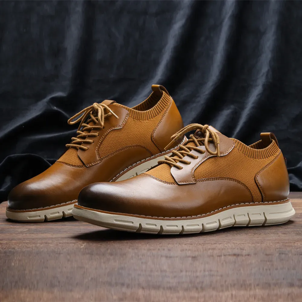 Men's Breathable Leather Loafers 