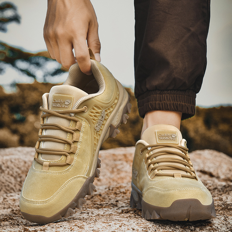 Men's Non-slip Thick Bottom Leather Sneakers