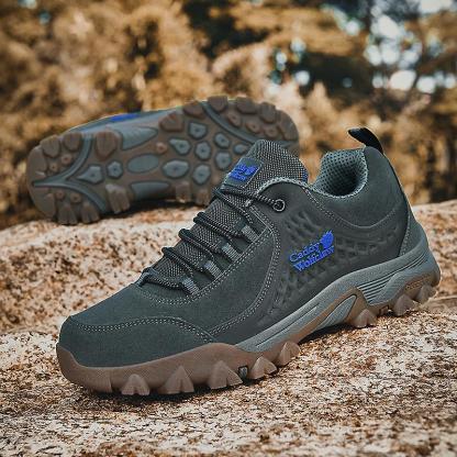 Men's Non-slip Thick Bottom Leather Sneakers