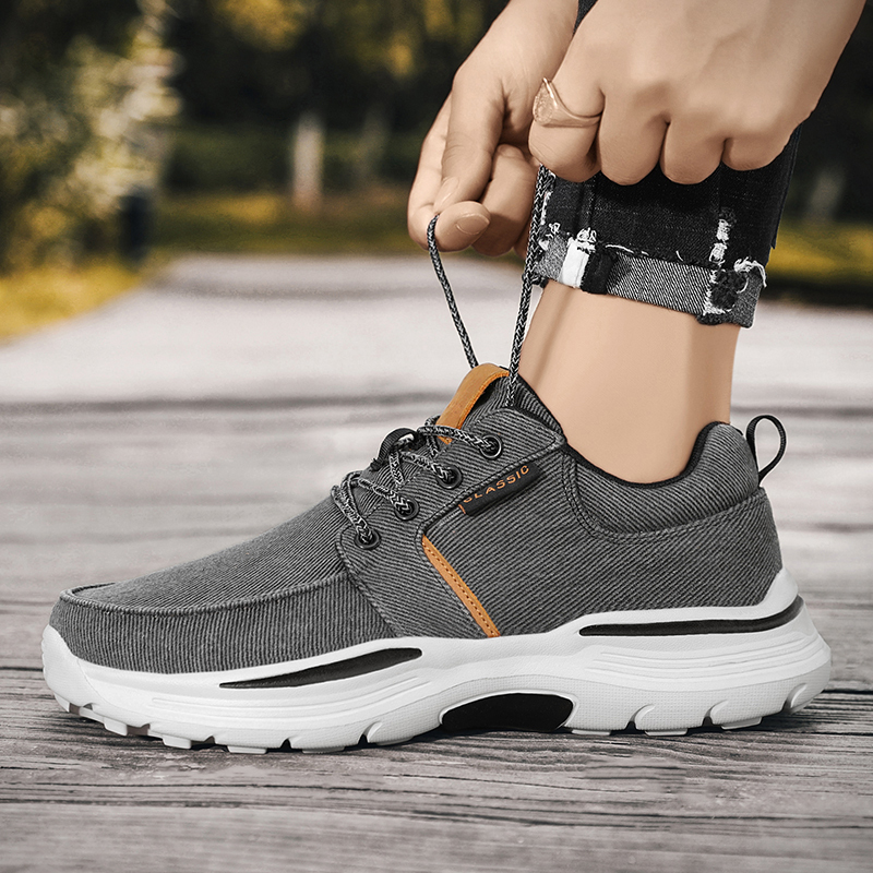 Men's Pain Free Lace-up Comfortable Walking Shoes