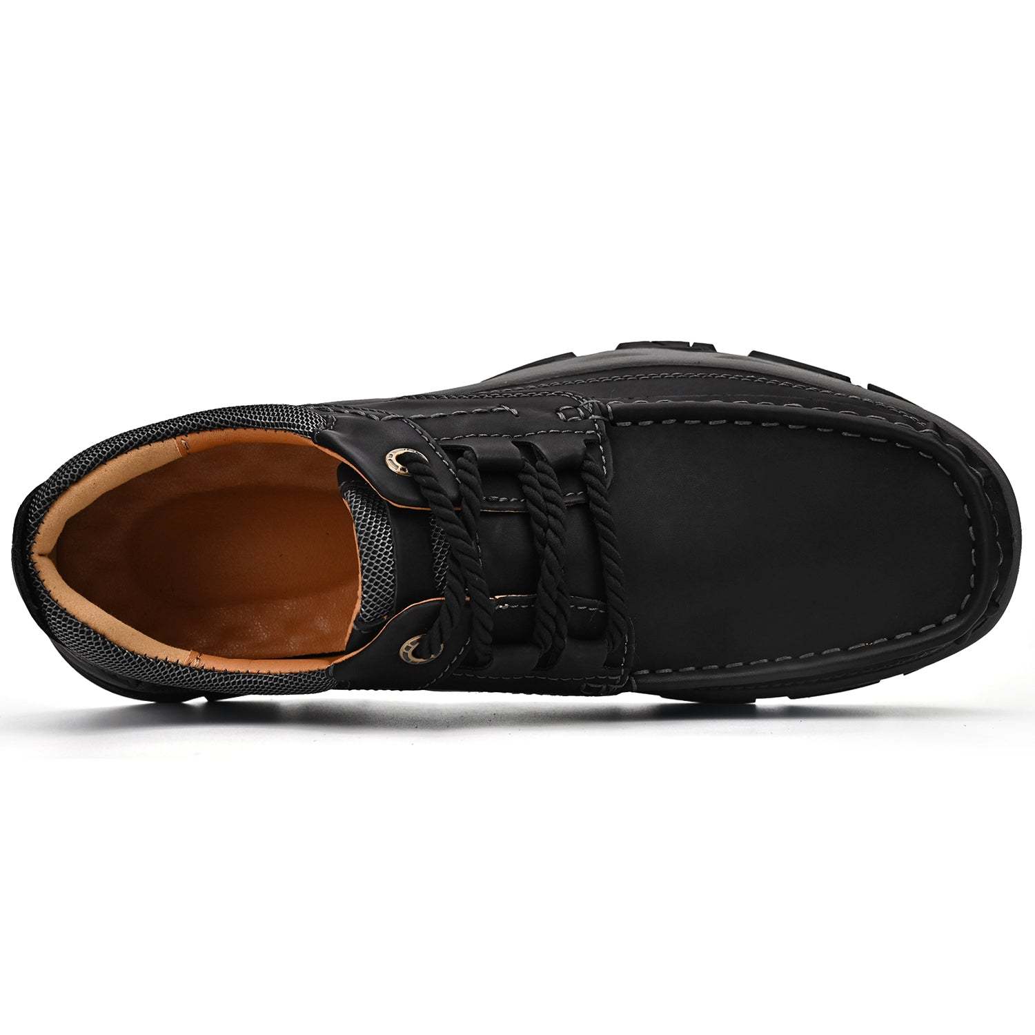 Men's Lace Leather Casual Walking Outdoor Shoes