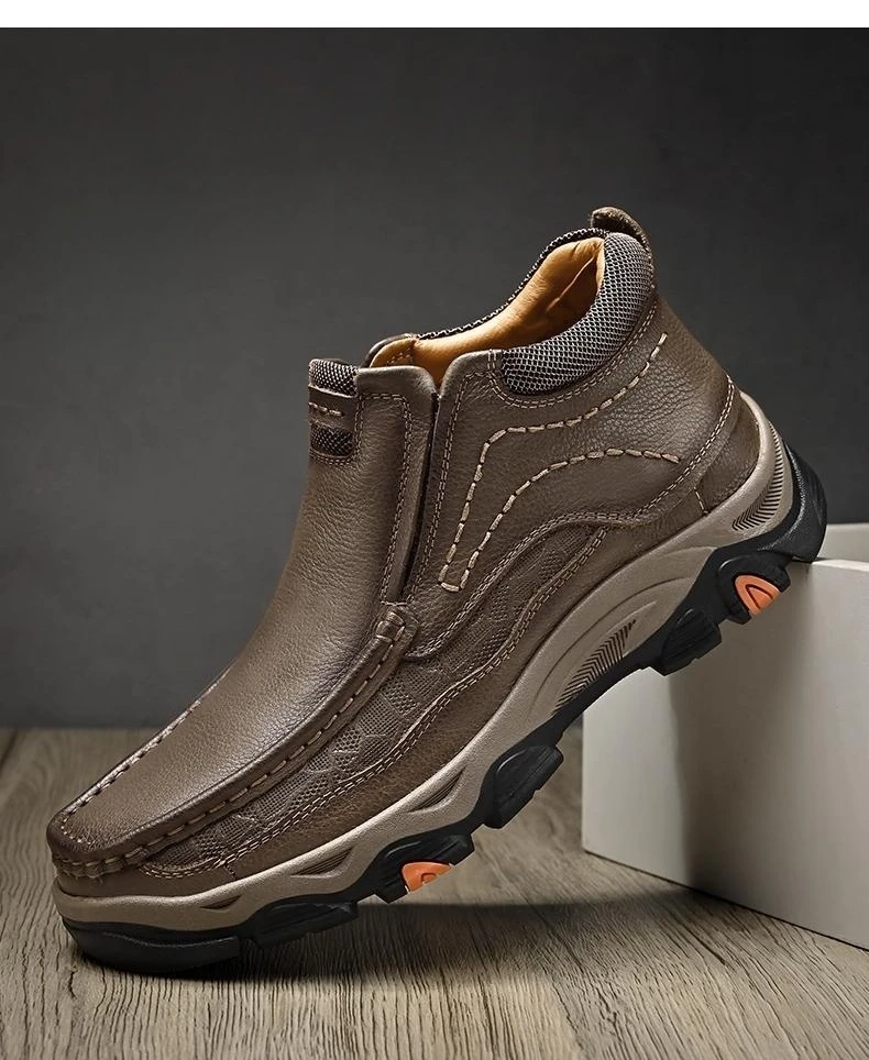 Men's Ankle Outdoor Trekking  Leather Boot