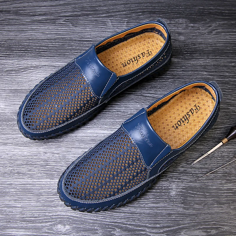 Men's Casual Outdoor Mesh Moccasins Driving Shoes