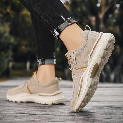 Men's Pain Free Lace-up Comfortable Walking Shoes