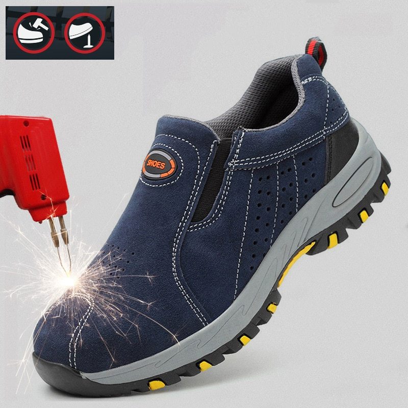 Men's Work Sneakers Safety Shoes
