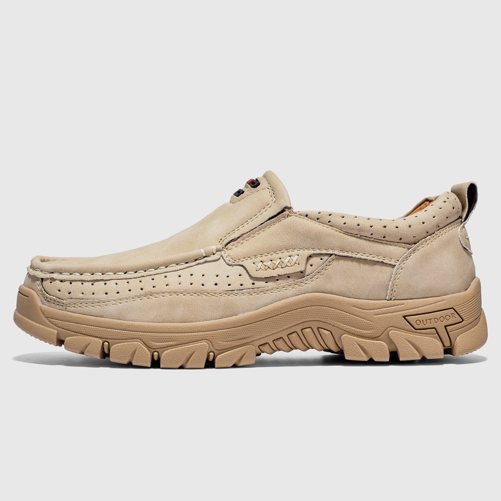 2024 Men's Non-slip Walking Leather Lightweight Breathable Casual Loafers