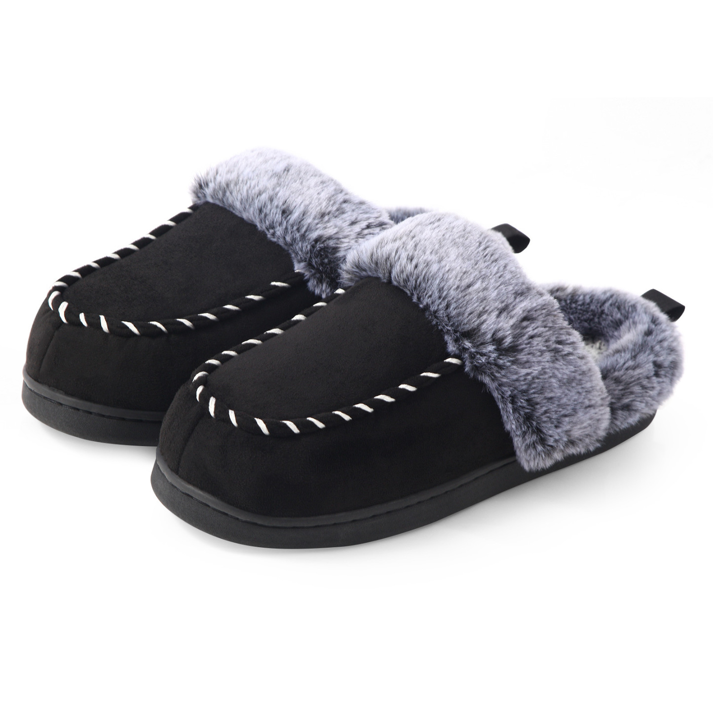 Men's winter warm velvet non-slip cotton shoes