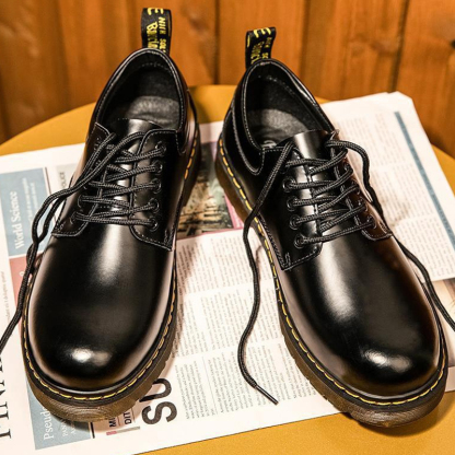 Mitchell Shoes Men’s Low-Top Slip-Resistant Leather Work Shoes