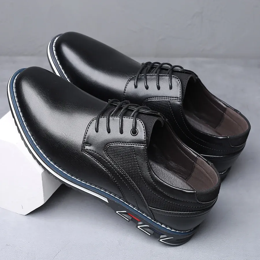 Men's Breathable Oxford Lisse Orthopedic Dress Shoe