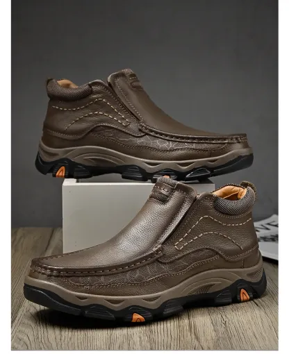 Men's Ankle Outdoor Trekking  Leather Boot