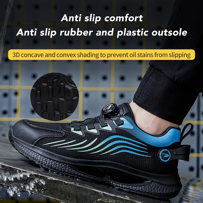 ⛑️Men's Smash and Stab Resistant Work Safety Shoes