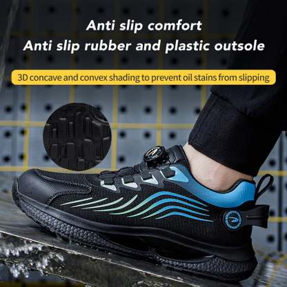 ⛑️Men's Smash and Stab Resistant Work Safety Shoes