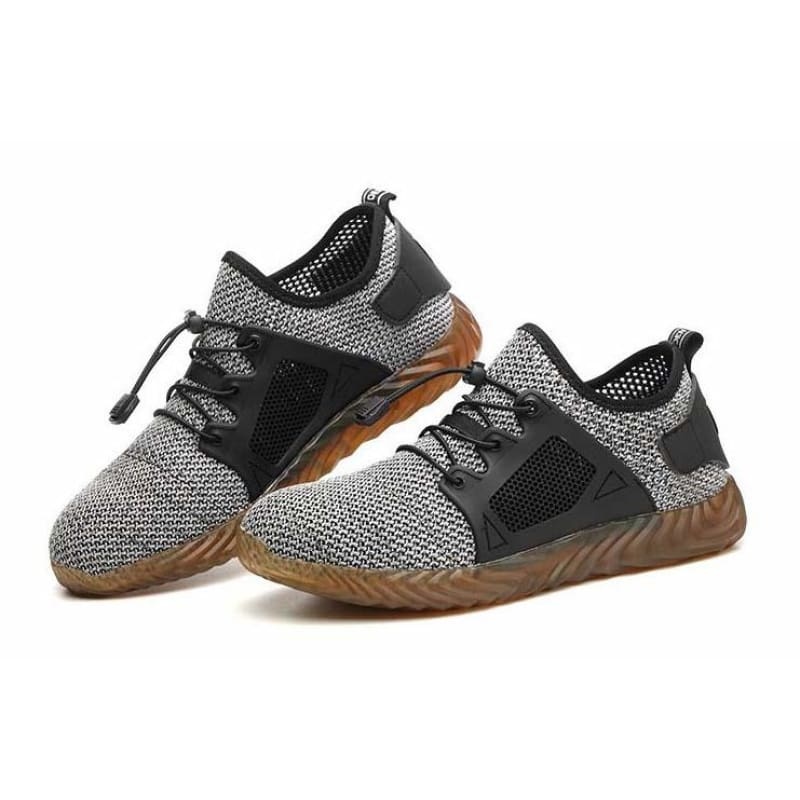 Men's steel toe anti-smash breathable safety shoes