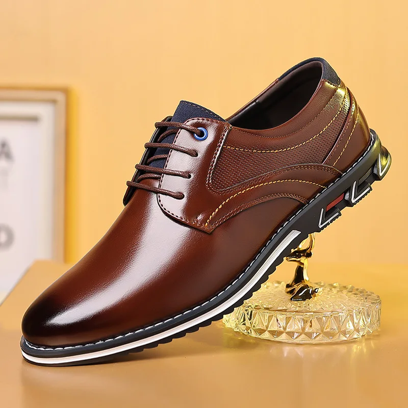 Men's Breathable Oxford Lisse Orthopedic Dress Shoe