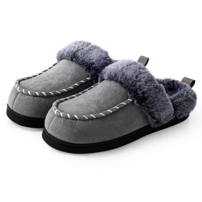 Men's winter warm velvet non-slip cotton shoes