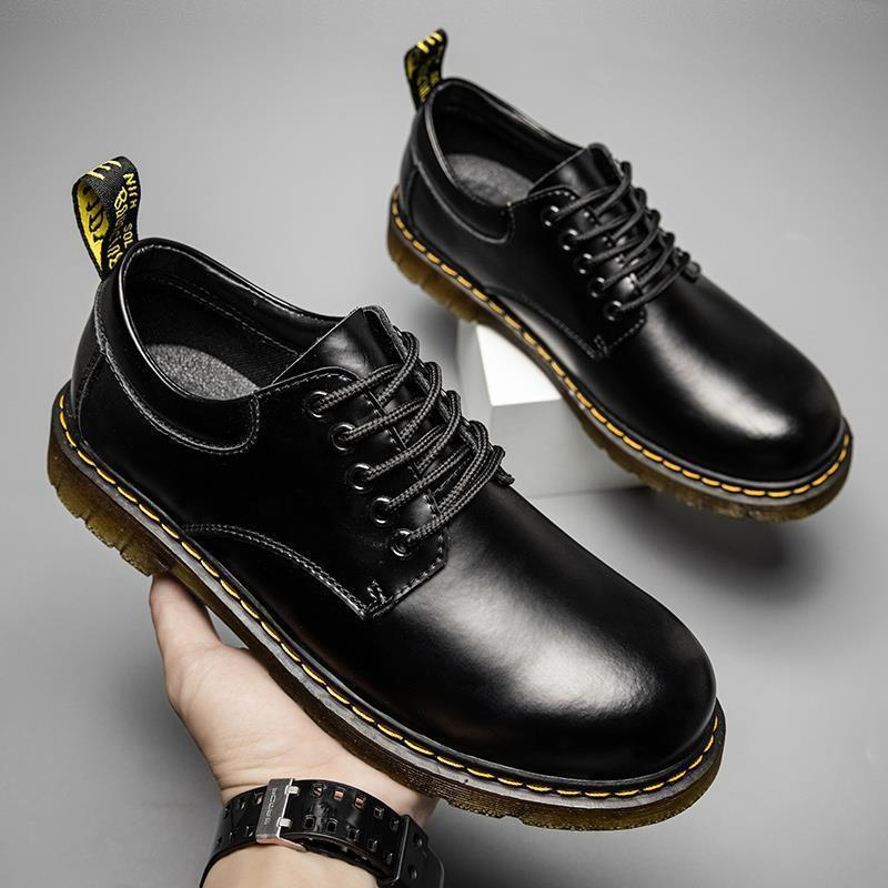 Mitchell Shoes Men’s Low-Top Slip-Resistant Leather Work Shoes