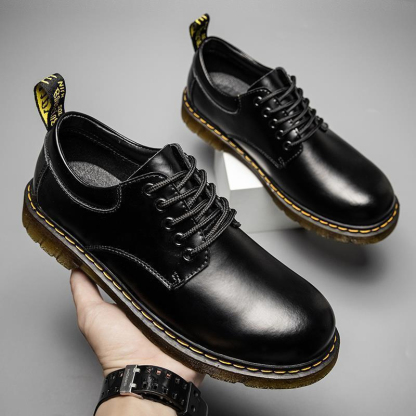 Mitchell Shoes Men’s Low-Top Slip-Resistant Leather Work Shoes