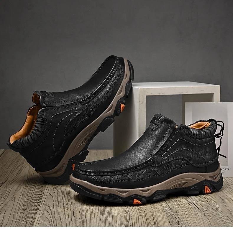 Men's Ankle Outdoor Trekking Leather Boot