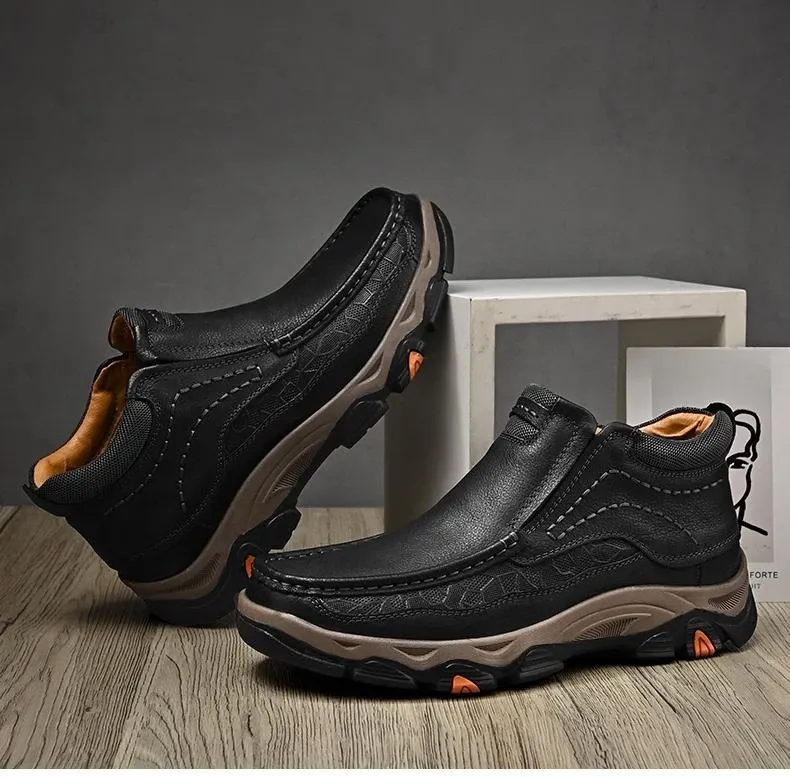 Men's Ankle Outdoor Trekking Leather Boot