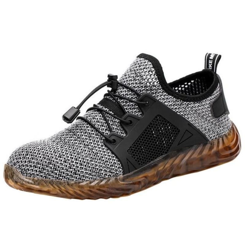 Men's steel toe anti-smash breathable safety shoes