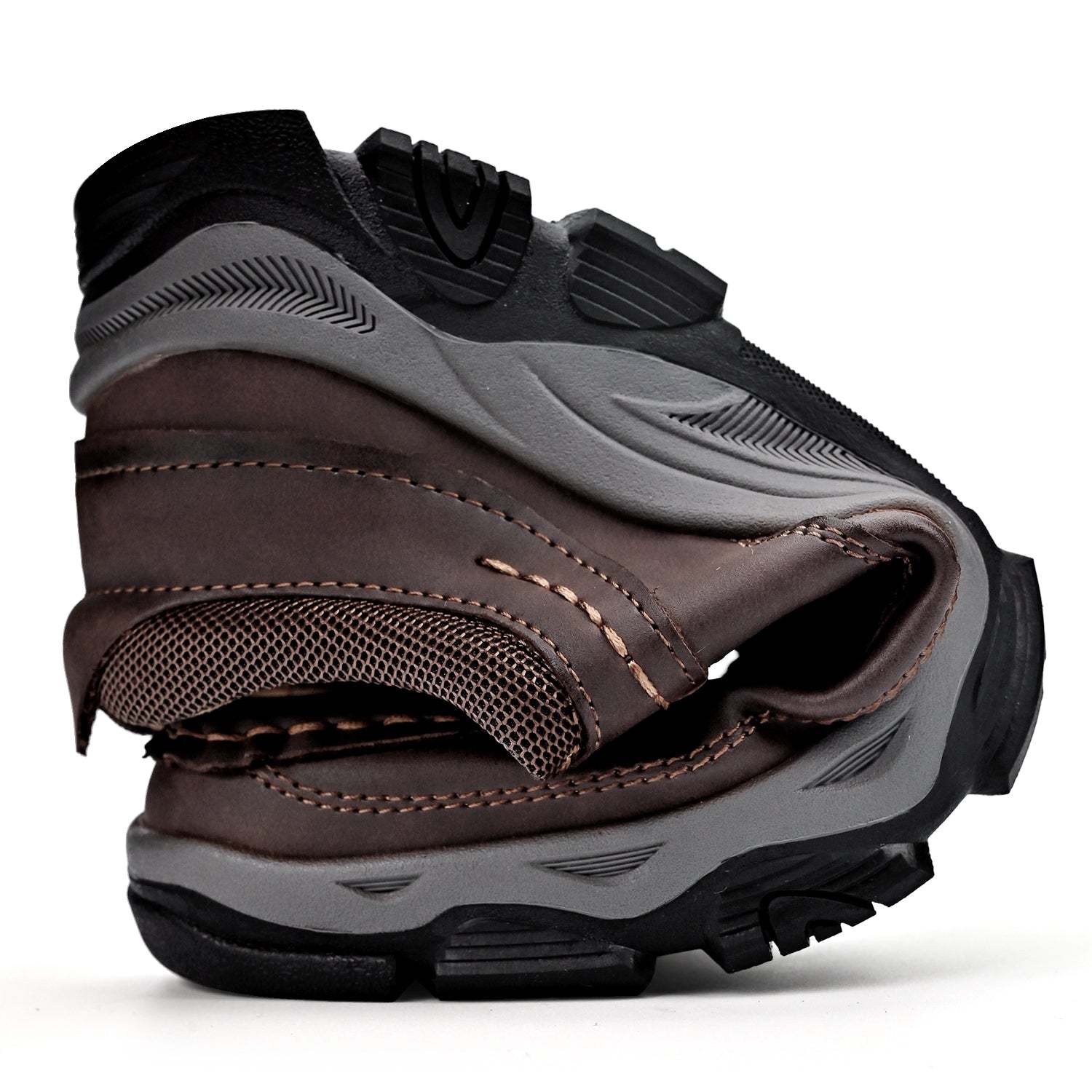 Men's Lace Leather Casual Walking Outdoor Shoes