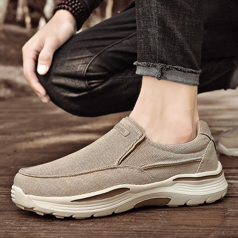 Men's Pain Free Leather Comfortable Walking Shoes