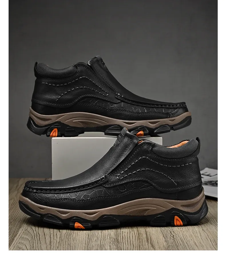 Men's Ankle Outdoor Trekking  Leather Boot