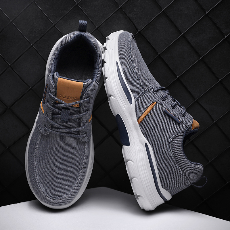 Men's Pain Free Lace-up Comfortable Walking Shoes