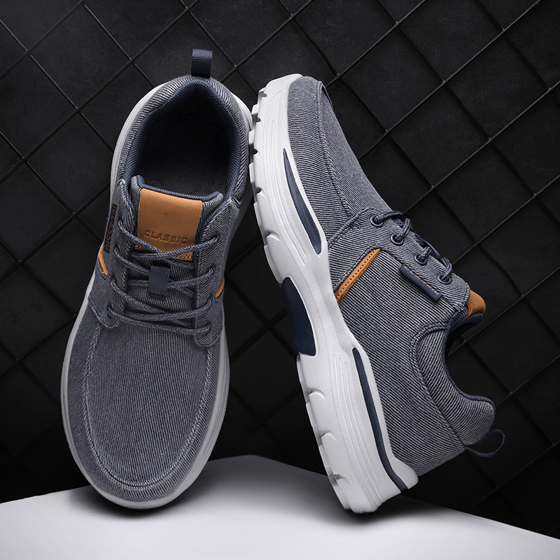 Men's Pain Free Lace-up Comfortable Walking Shoes