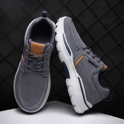 Men's Pain Free Lace-up Comfortable Walking Shoes