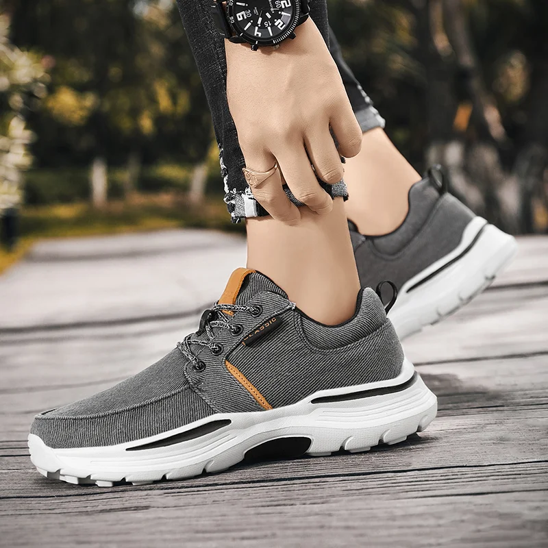 Men's Pain Free Lace-up Comfortable Walking Shoes