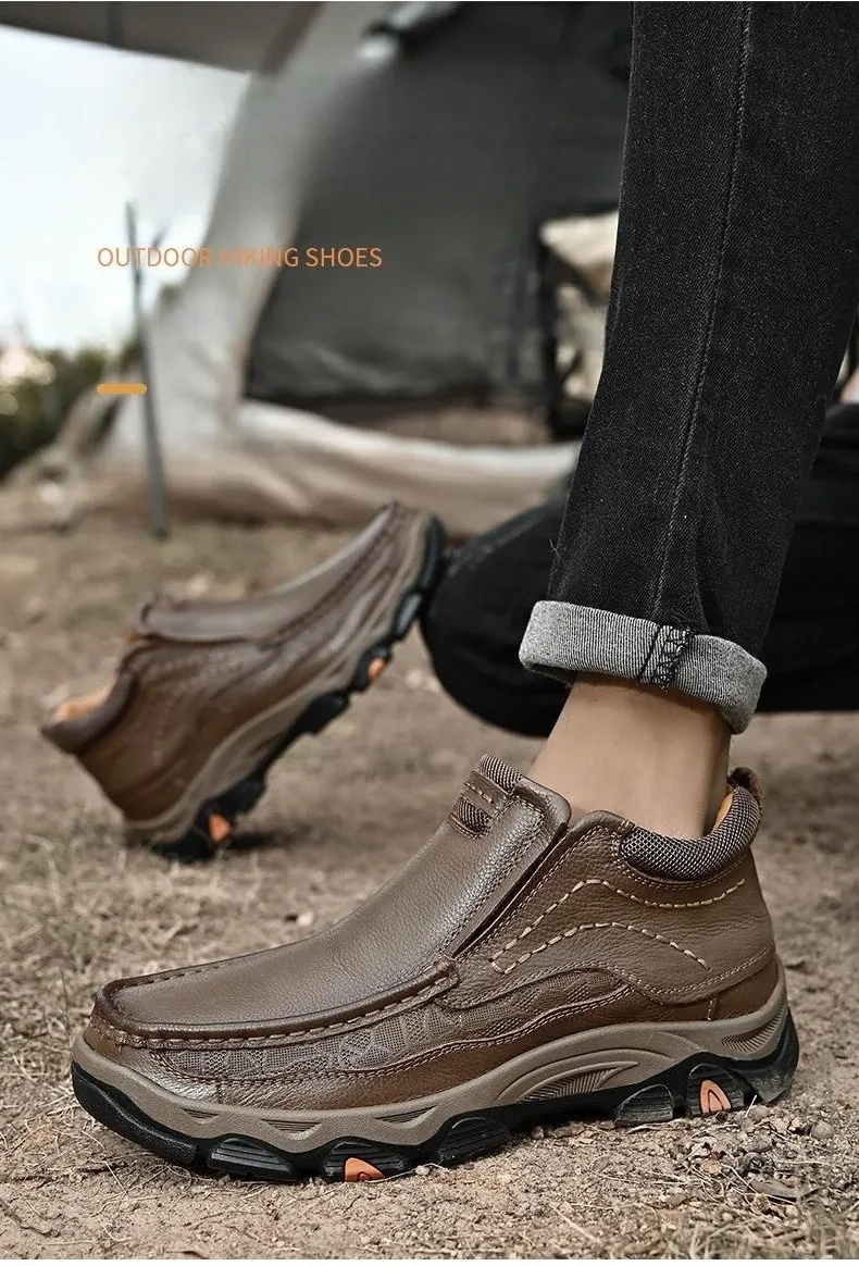 Men's Ankle Outdoor Trekking  Leather Boot