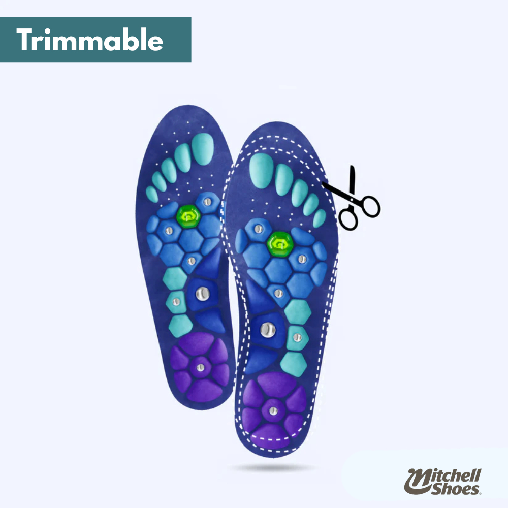 Magnetic Acupressure Orthopedic Shoe Insoles 