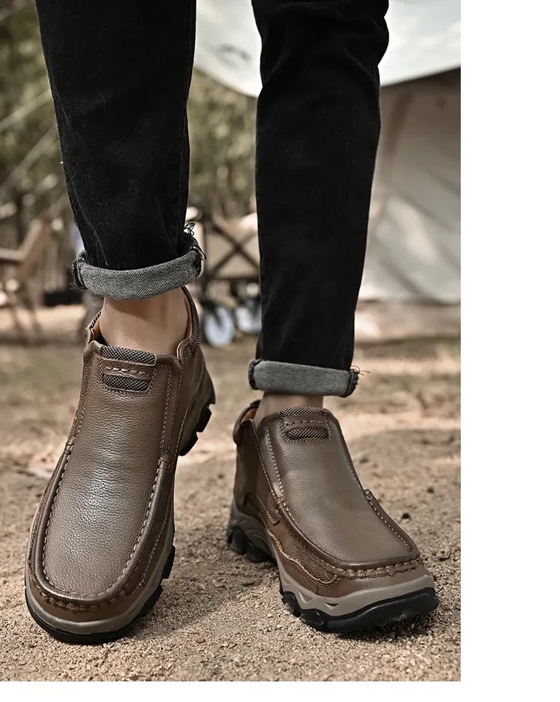 Men's Ankle Outdoor Trekking  Leather Boot