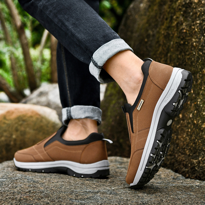 （🔥Hot Sale）Men's Comfortable Waterproof Breathable Orthopedic Walking Shoes Hiking Shoes