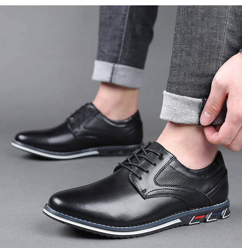 Men's Breathable Oxford Lisse Orthopedic Dress Shoe