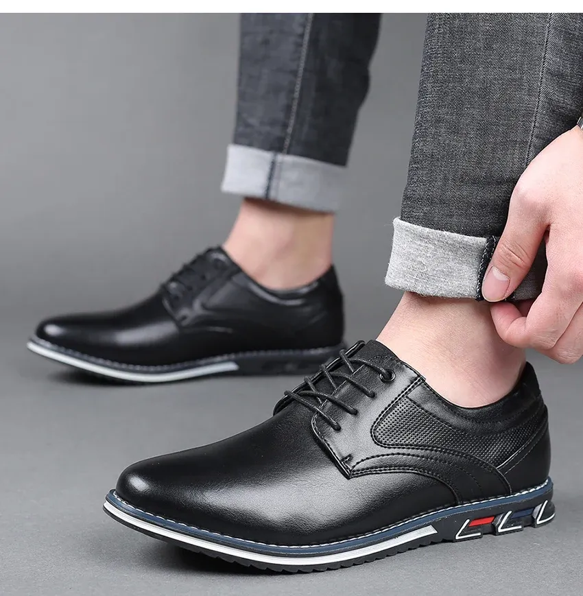 Men's Breathable Oxford Lisse Orthopedic Dress Shoe