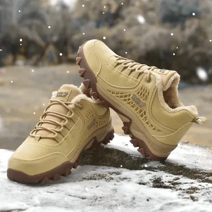 Men's Non-slip Thick Bottom Leather Sneakers