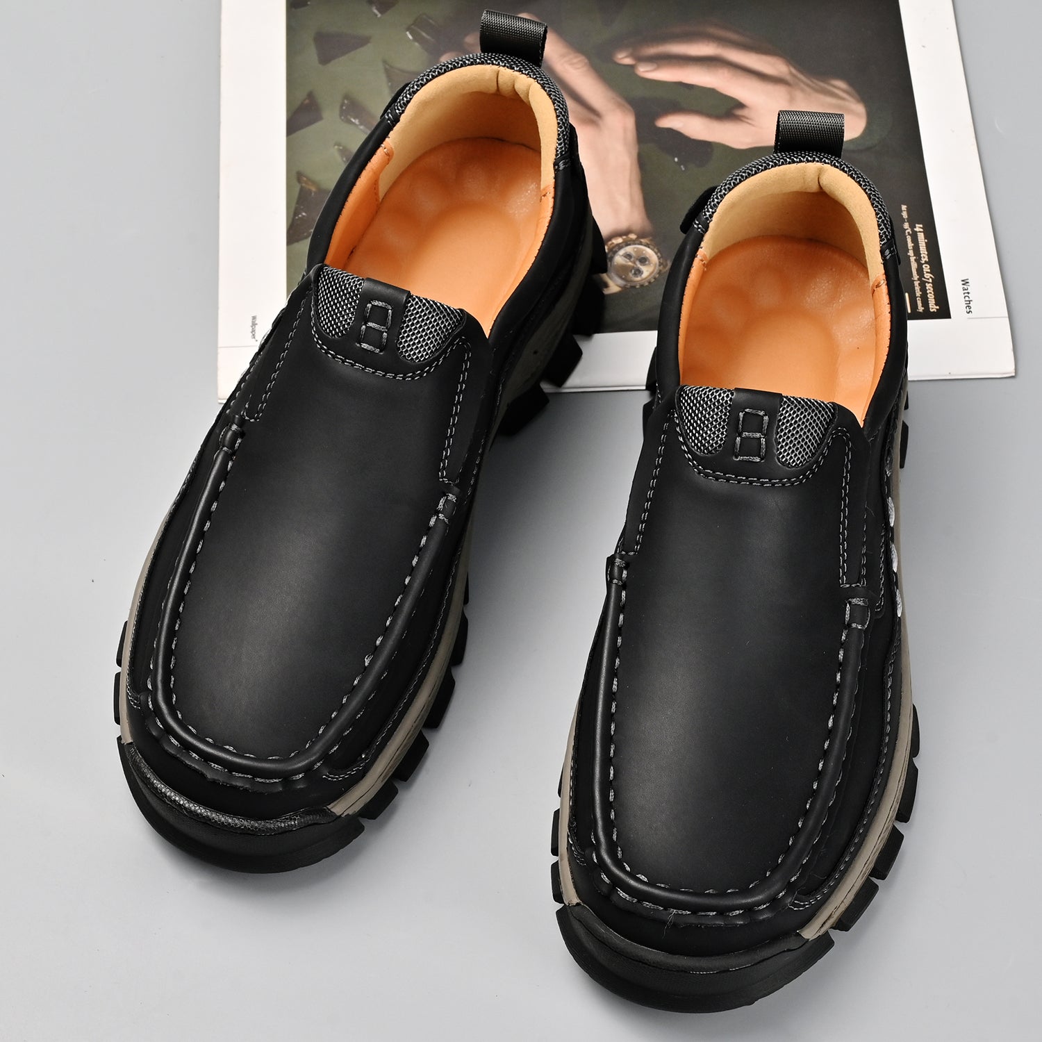 Men's Wearable Outdoor Casual Leather Shoes