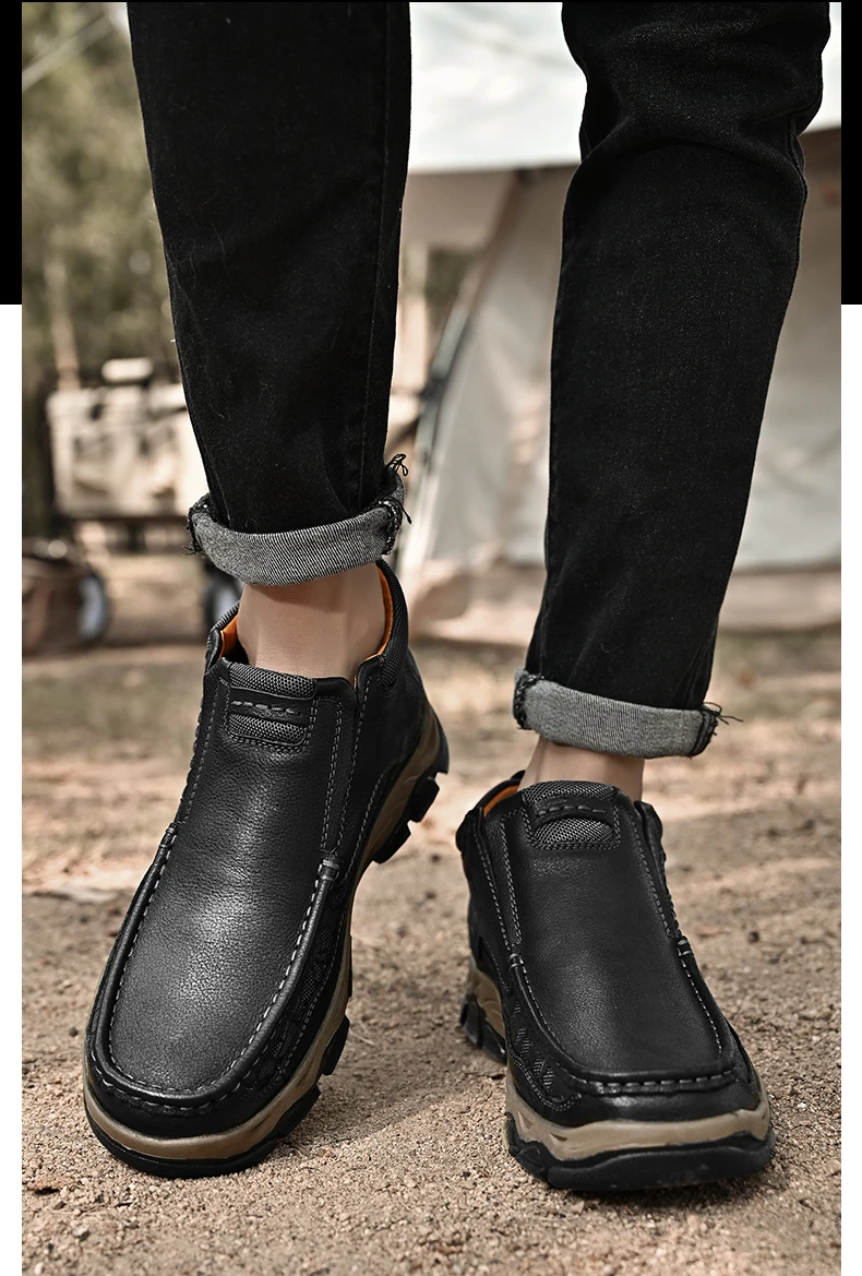 Men's Ankle Outdoor Trekking  Leather Boot